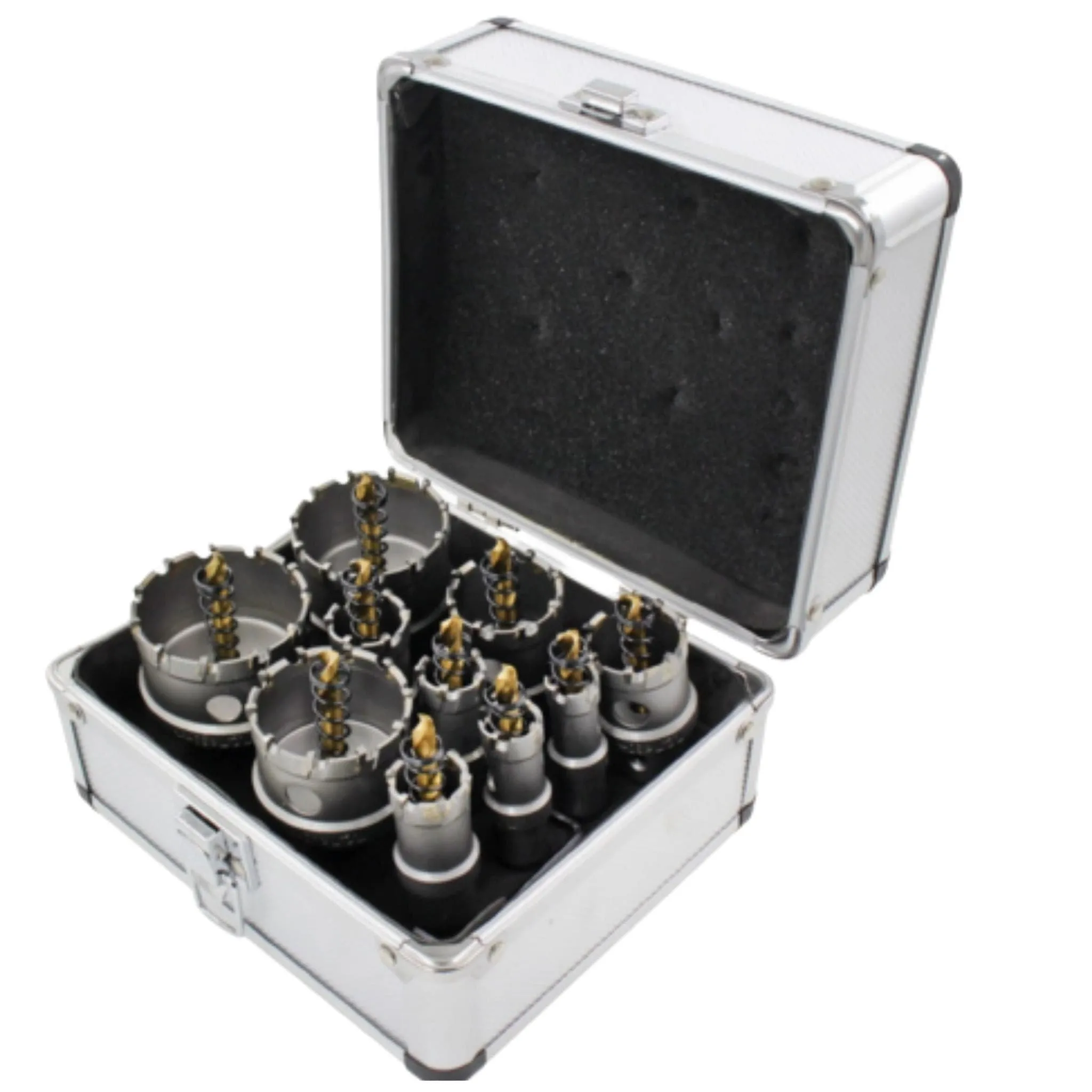 10 Piece Hole Saw Kit for Metal and Stainless Steel