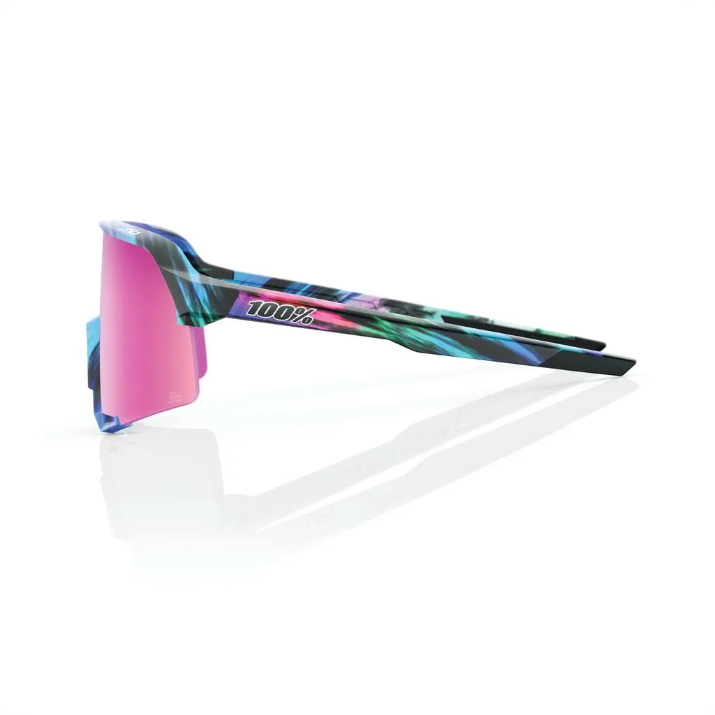 100% S3 - Peter Sagan LE Soft Tact Tie Dye - Purple Multilayer Mirror Lens