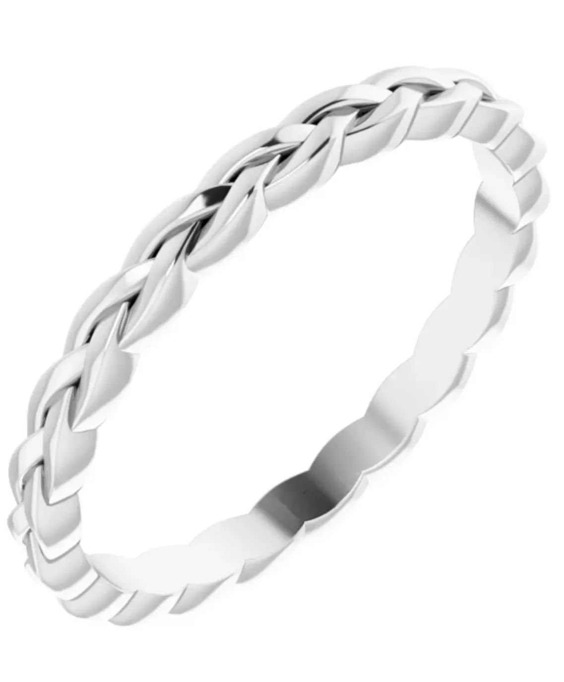 14kt Yellow gold Woven Band