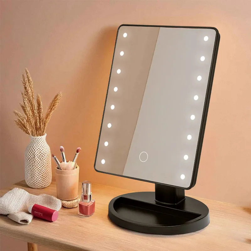 16pcs led light Espejo Con Luz Espejos Miroir  Led Touch Sensor espejo de maquillaje