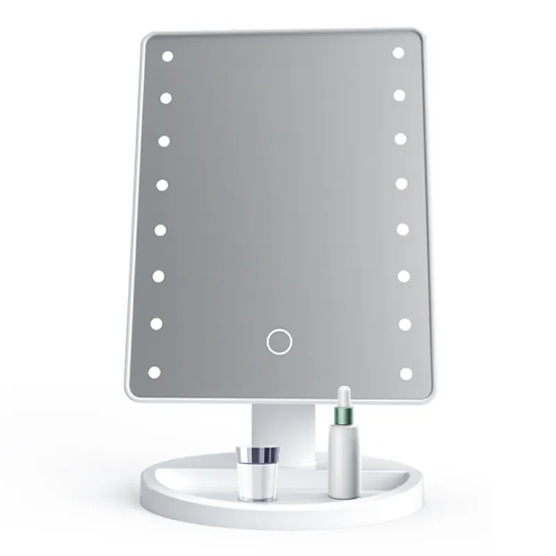 16pcs led light Espejo Con Luz Espejos Miroir  Led Touch Sensor espejo de maquillaje