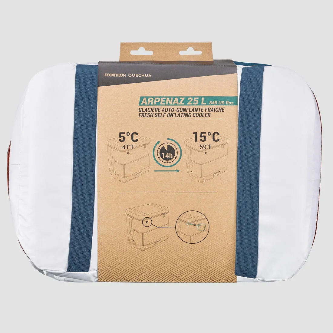 25-litre Fresh Cooler box 500 for camping - keeps cool for 15 hours