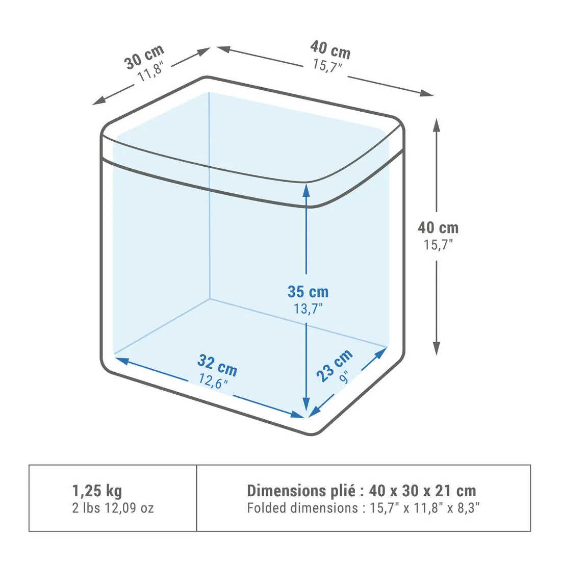 25-litre Fresh Cooler box 500 for camping - keeps cool for 15 hours