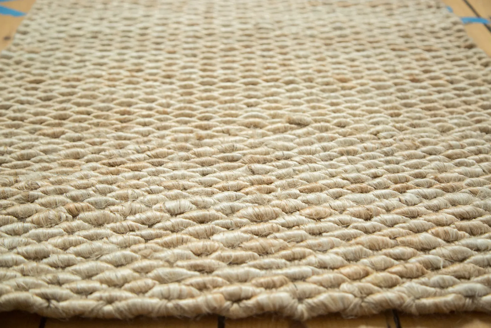 2x3 Hand Braided Ivory Entrance Mat