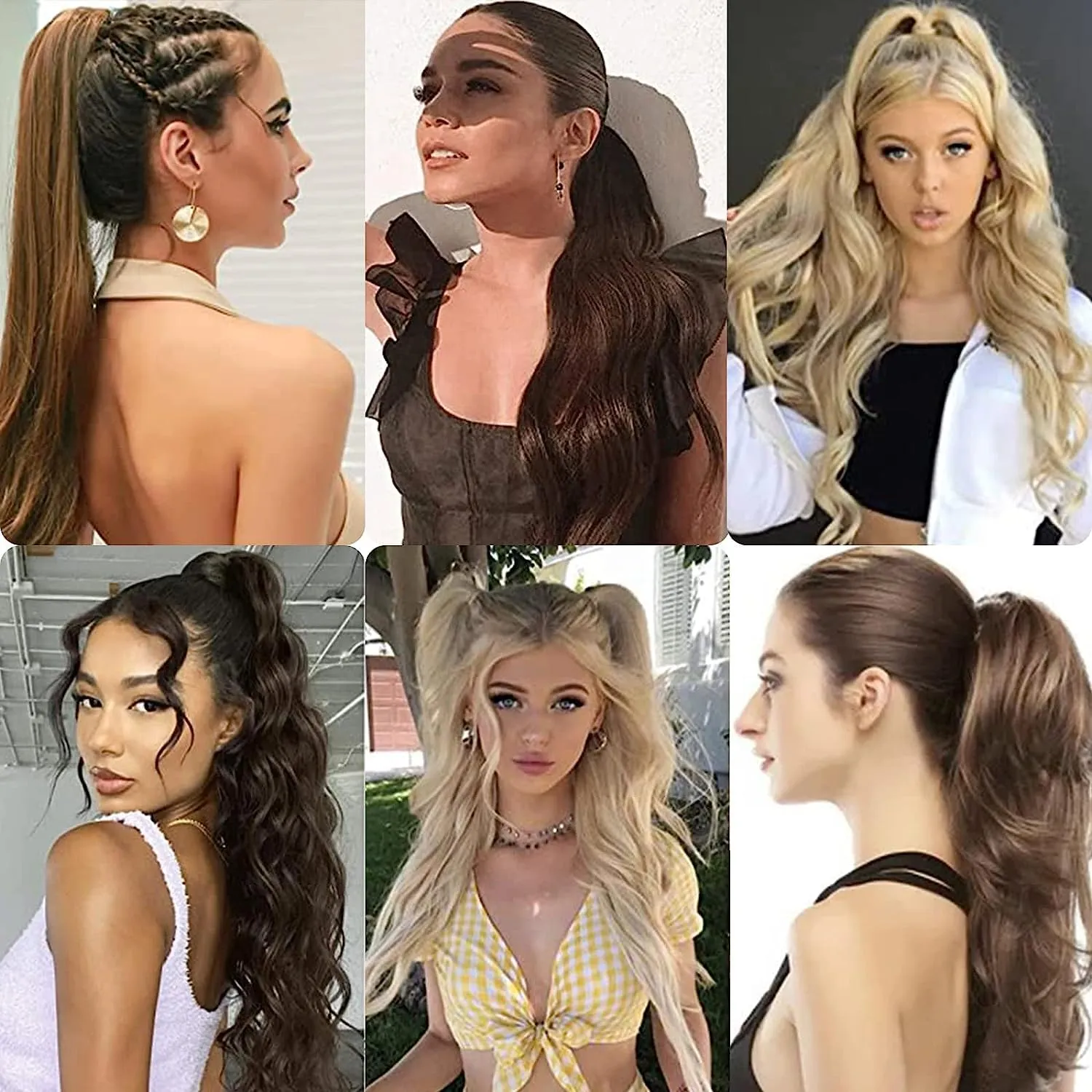 32 Inch Flexible Wrap Around Ponytail
