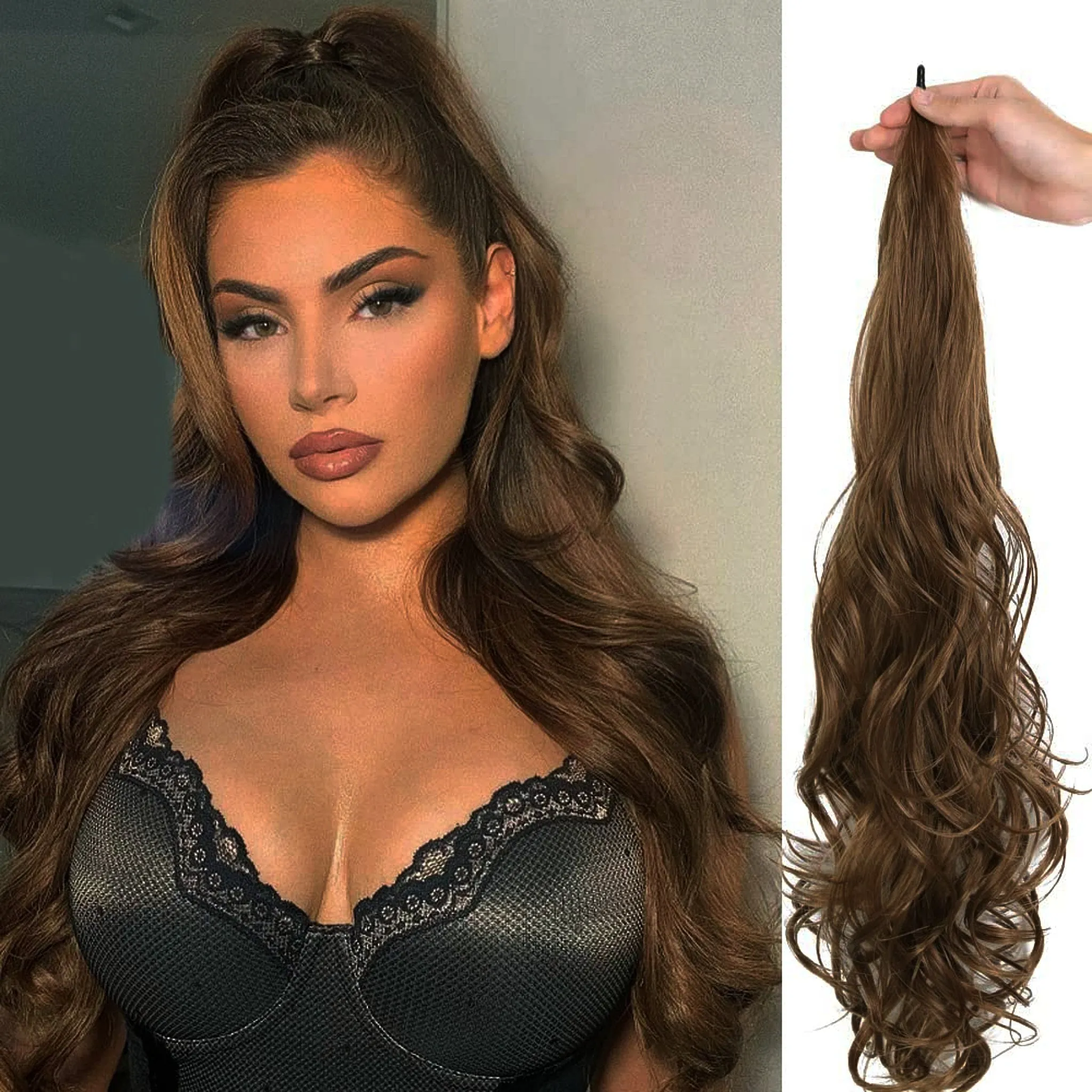 32 Inch Flexible Wrap Around Ponytail