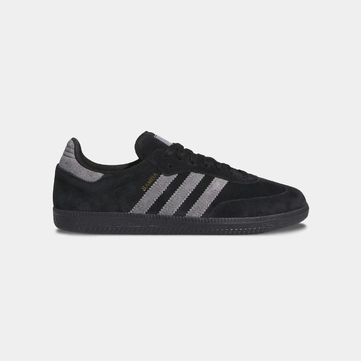ADIDAS SAMBA ADV - BLACK/GREY-SUEDE