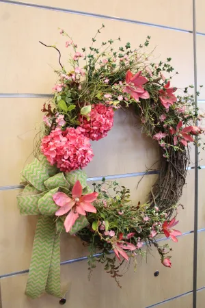 ADO | Hand-Made Custom Wreath Bright Pink