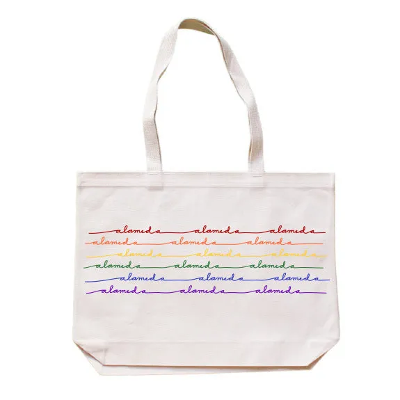 ALAMEDA RAINBOW WAVE TOTEBAG