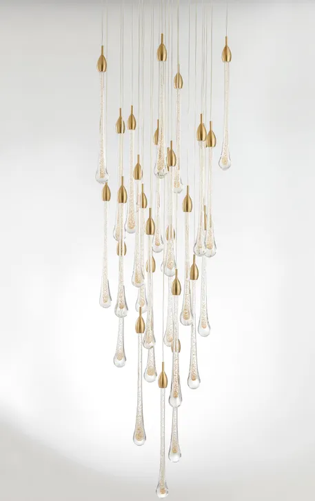 Allure LED Glass Ceiling Chandelier