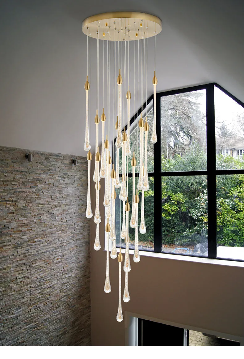 Allure LED Glass Ceiling Chandelier