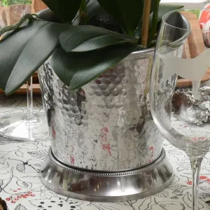 Aluminum Hammered Planter