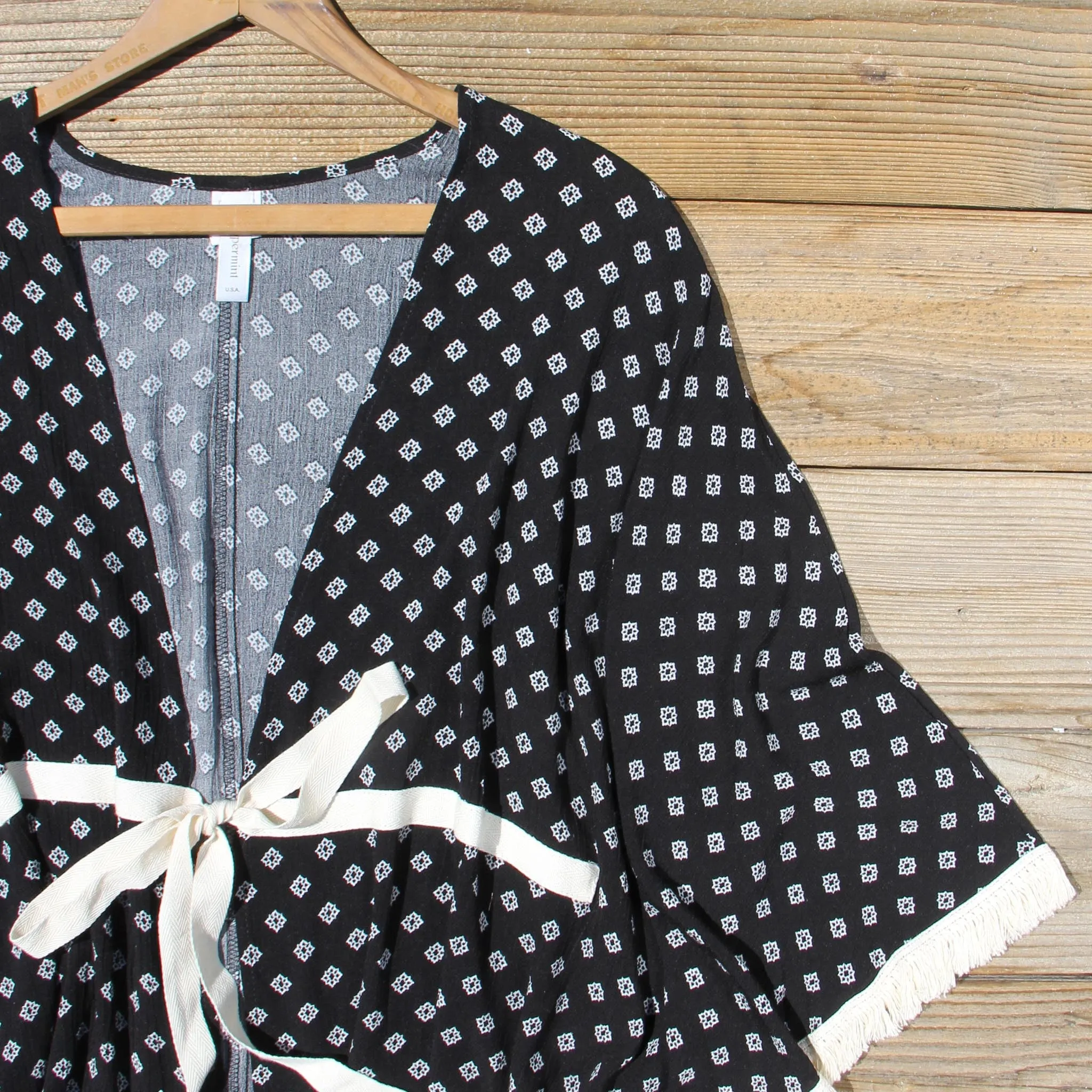 Amber Smoke Kimono Top