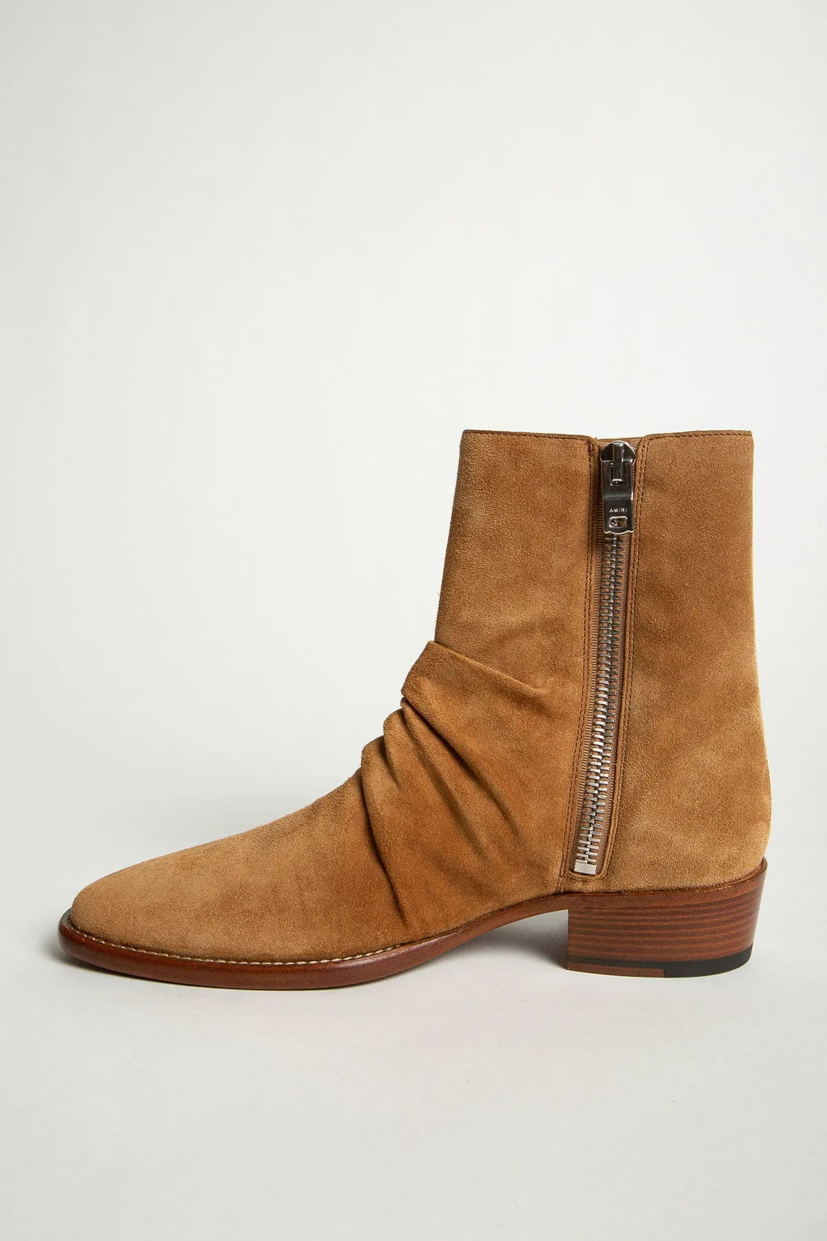 AMIRI | SUEDE STACK BOOTS