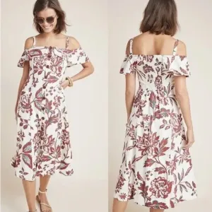 Anthropologie Oahu Linen Sundress