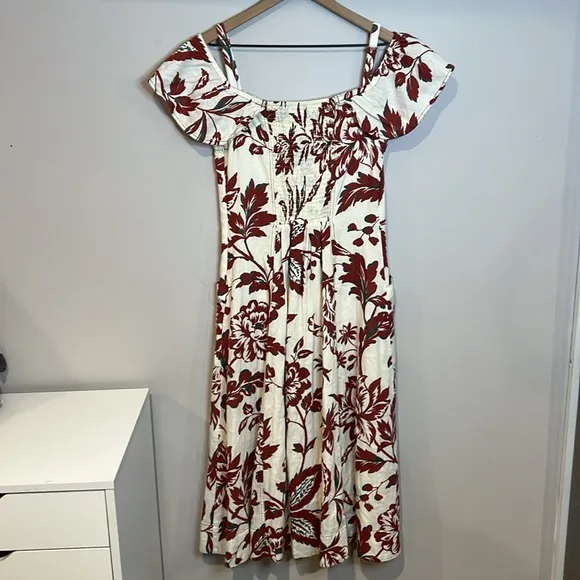 Anthropologie Oahu Linen Sundress