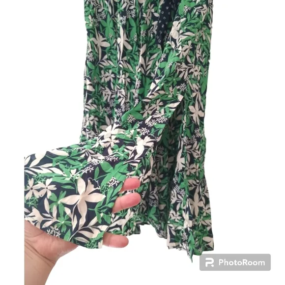 🦚Anthropologie Velvet By Graham &amp; Spencer Susannah Wrap Midi Skirt. Size S