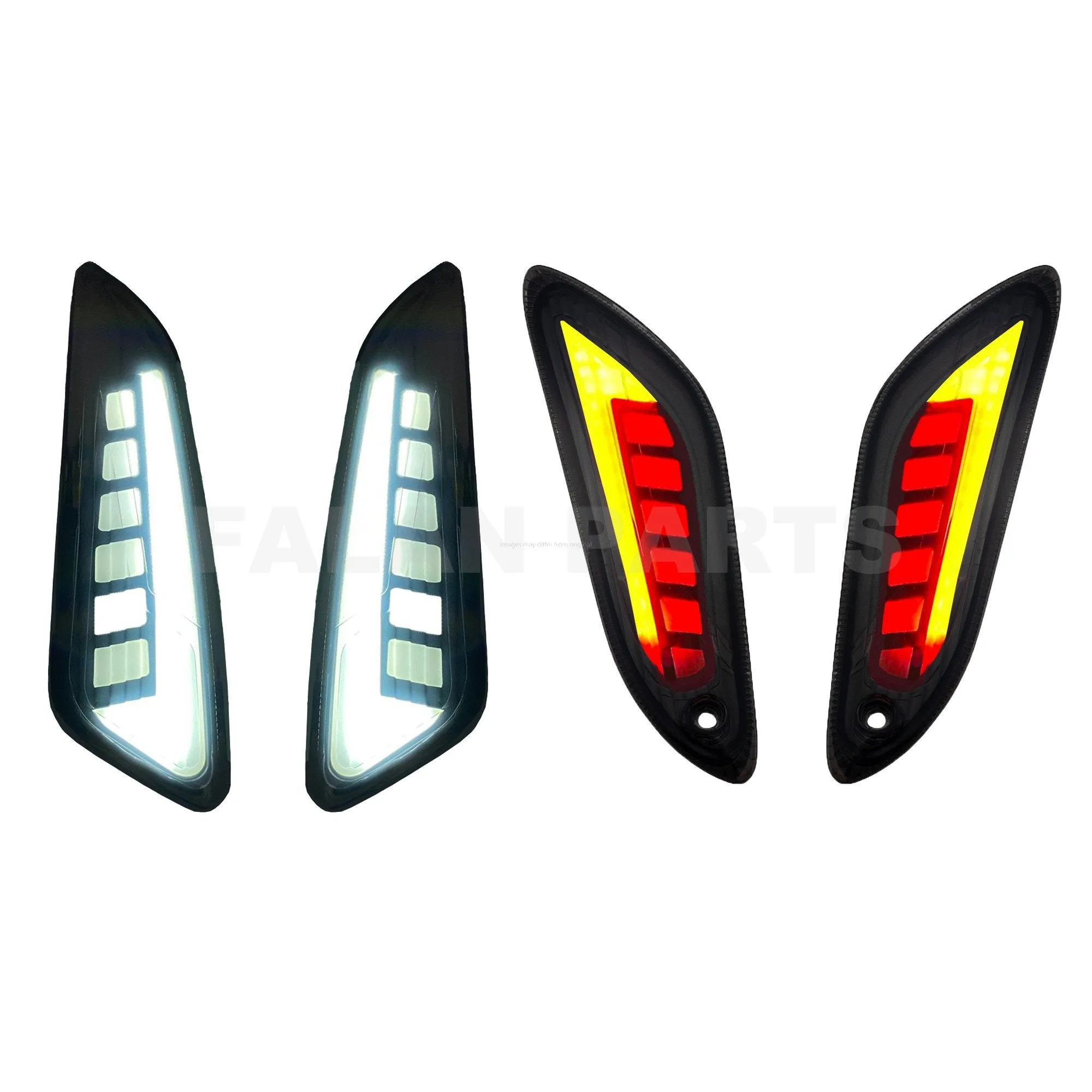 Aplus Turn Signals Rear Indicator Smoked Flow | Vespa Primavera/ Sprint 50-150cc