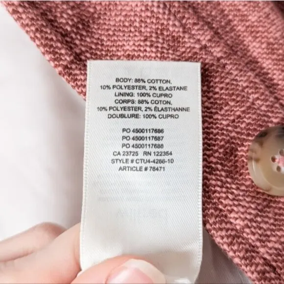 ARITZIA WILFRED Little Cropped Jacket Tweed XXS Aritzia