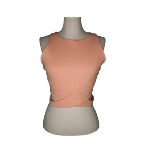 Athleta Conscious Cut Out Crop Tank Sports Bra