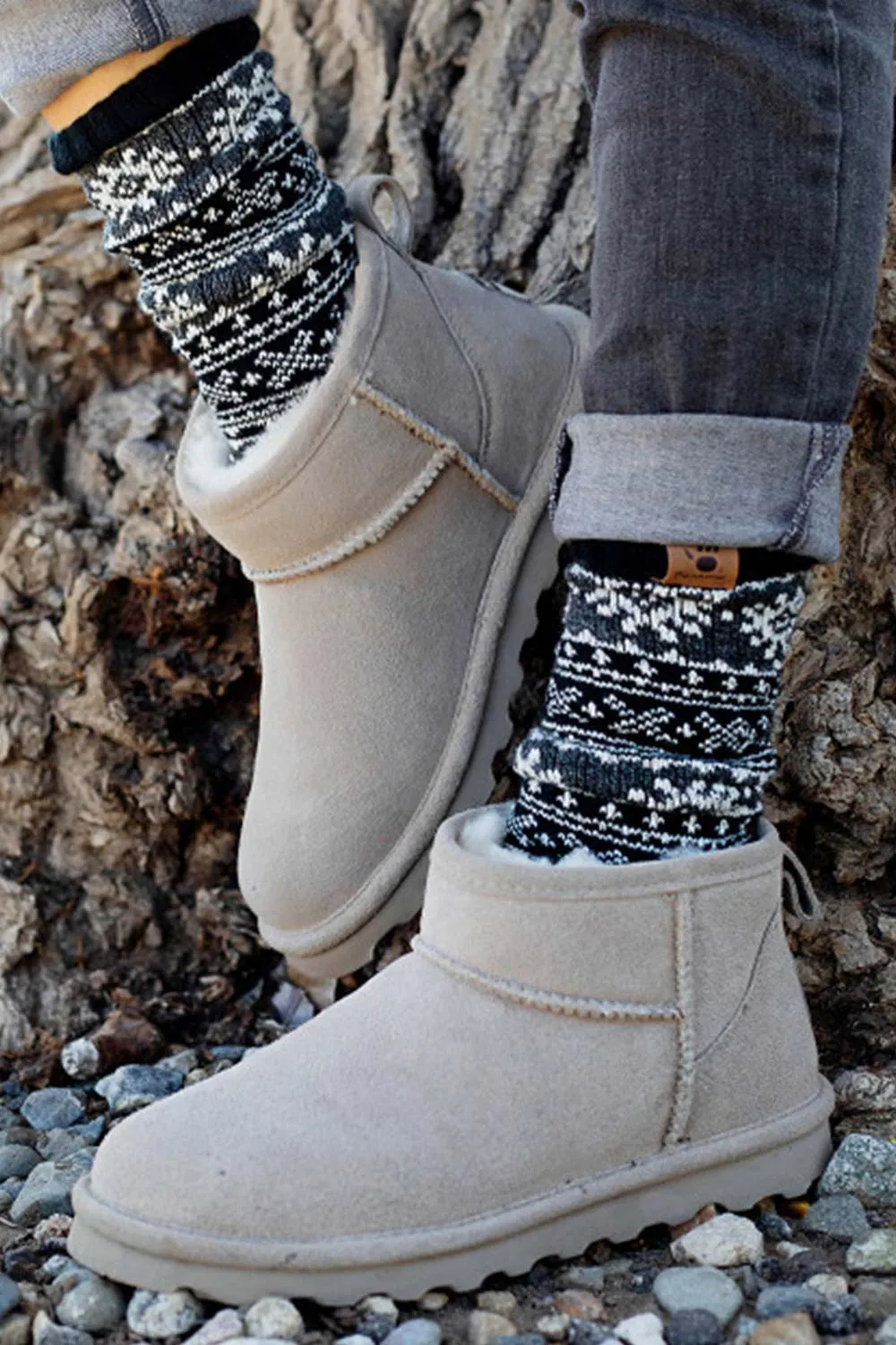 Bearpaw Shorty Ankle Booties for Women in Mushroom | 2860W-500 MUSHROOM