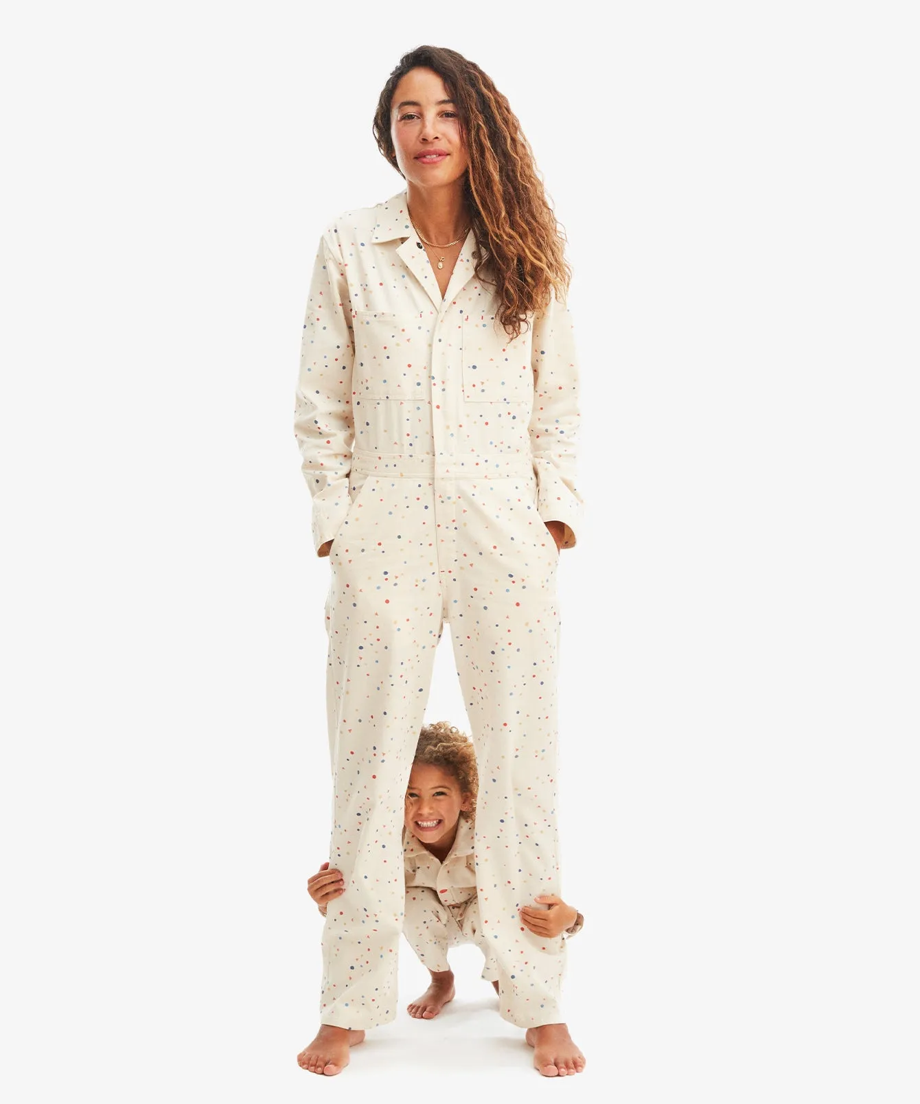 Bennie Adult Jumpsuit, Signature Dot