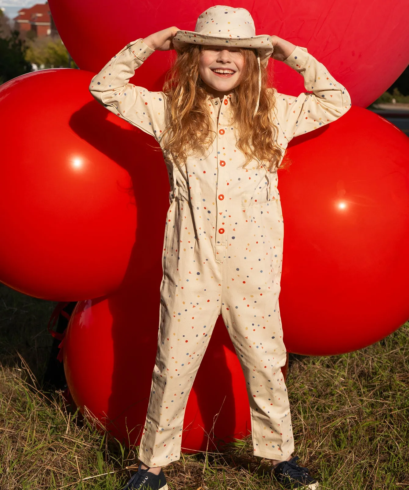 Bennie Jumpsuit, Signature Dot