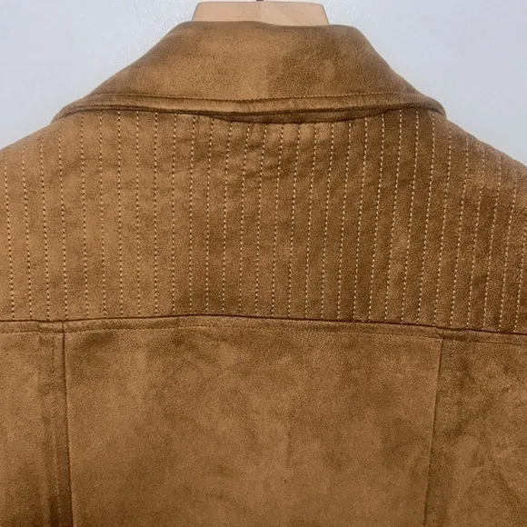 BetaBrand Vegan Suede Moto Jacket Womens Size‎ XS
