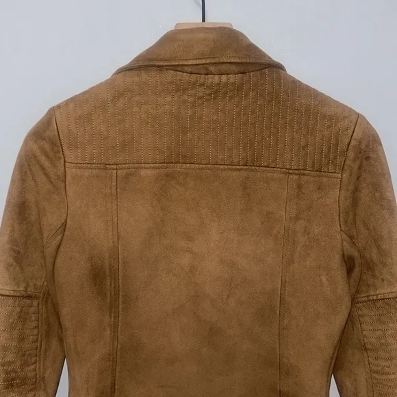 BetaBrand Vegan Suede Moto Jacket Womens Size‎ XS