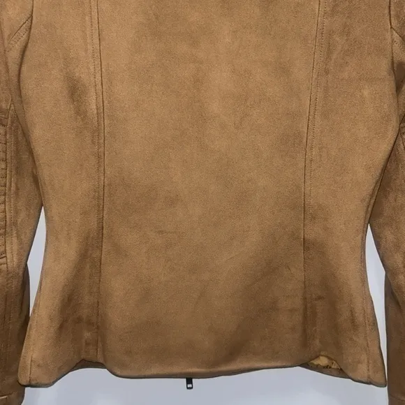 BetaBrand Vegan Suede Moto Jacket Womens Size‎ XS