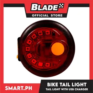 Bicycle Bike Tail Light Led With USB Charger