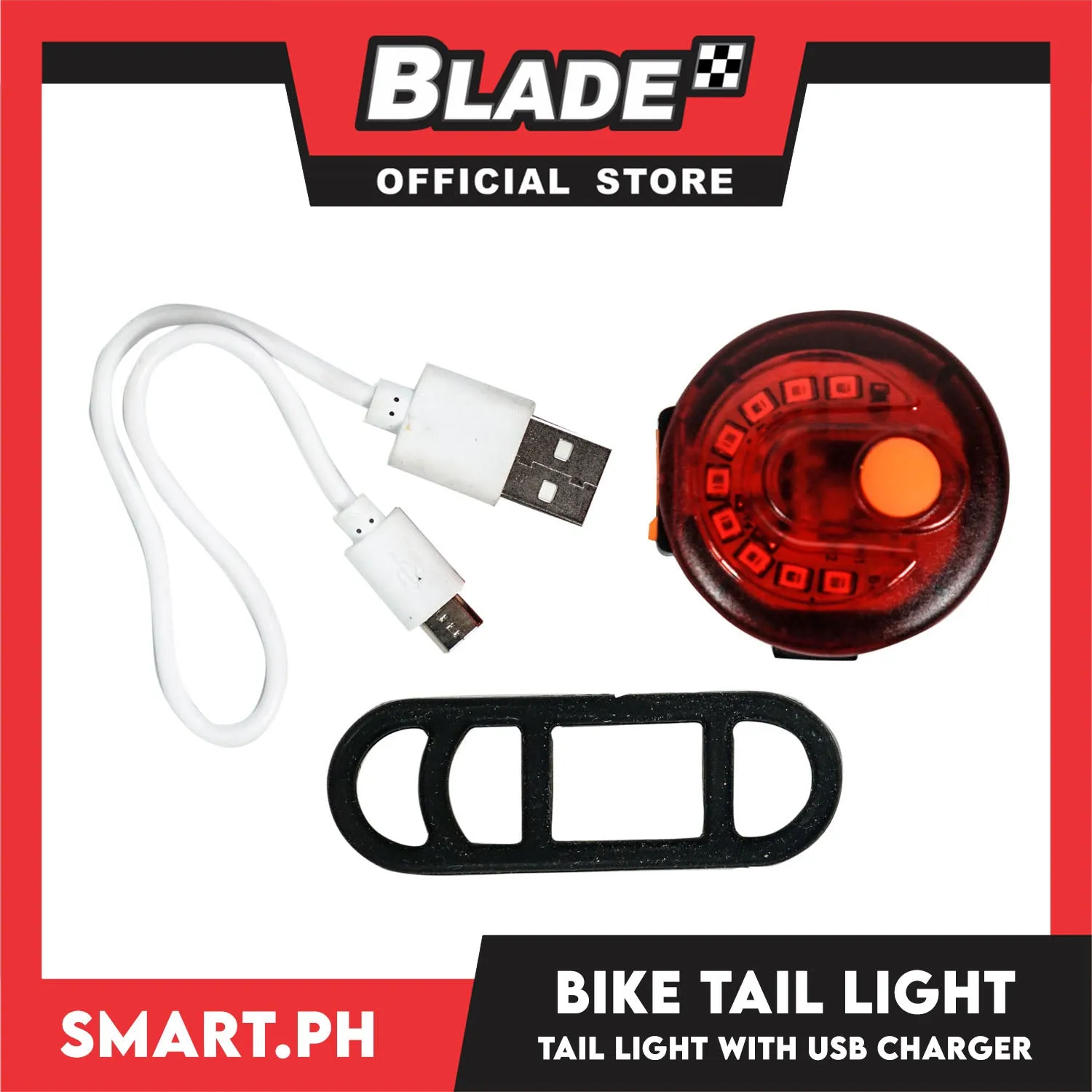 Bicycle Bike Tail Light Led With USB Charger