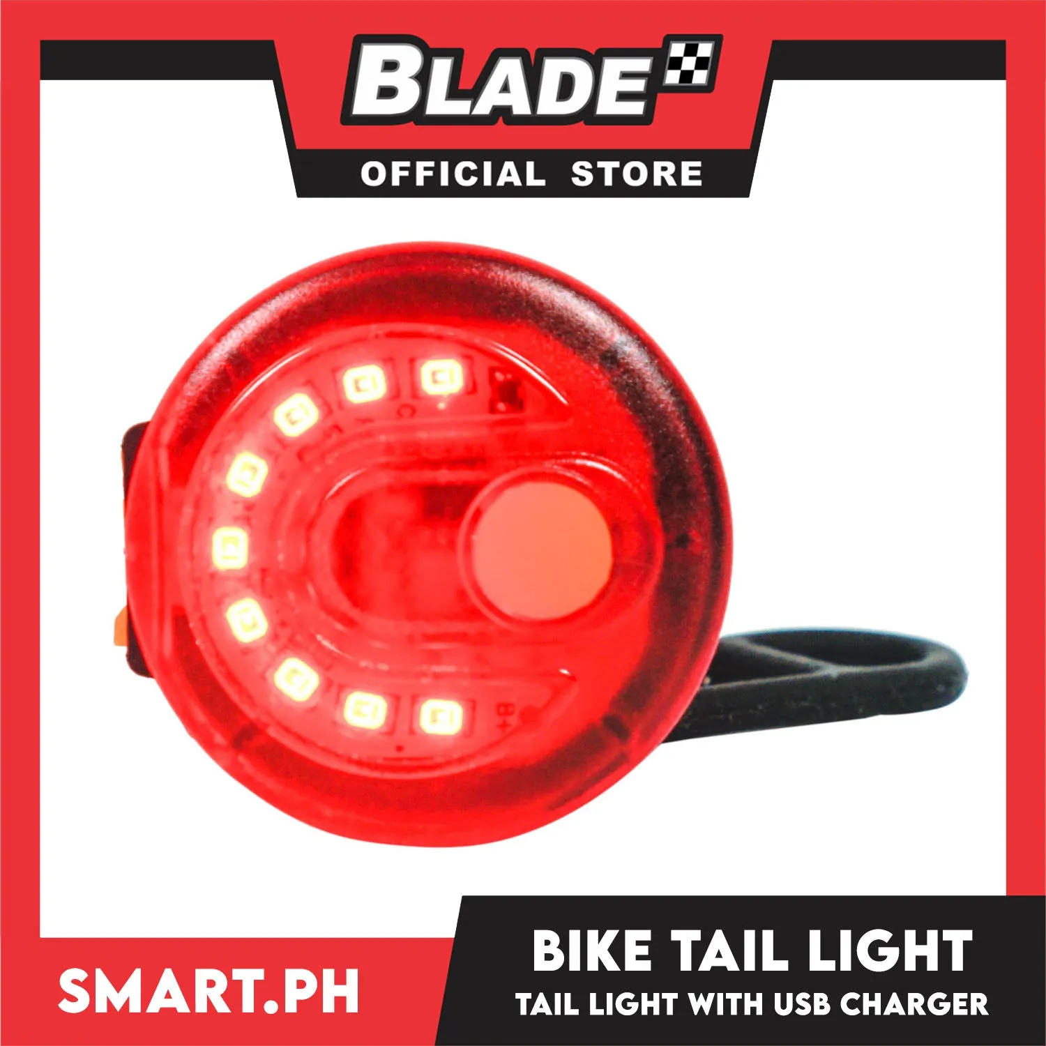 Bicycle Bike Tail Light Led With USB Charger
