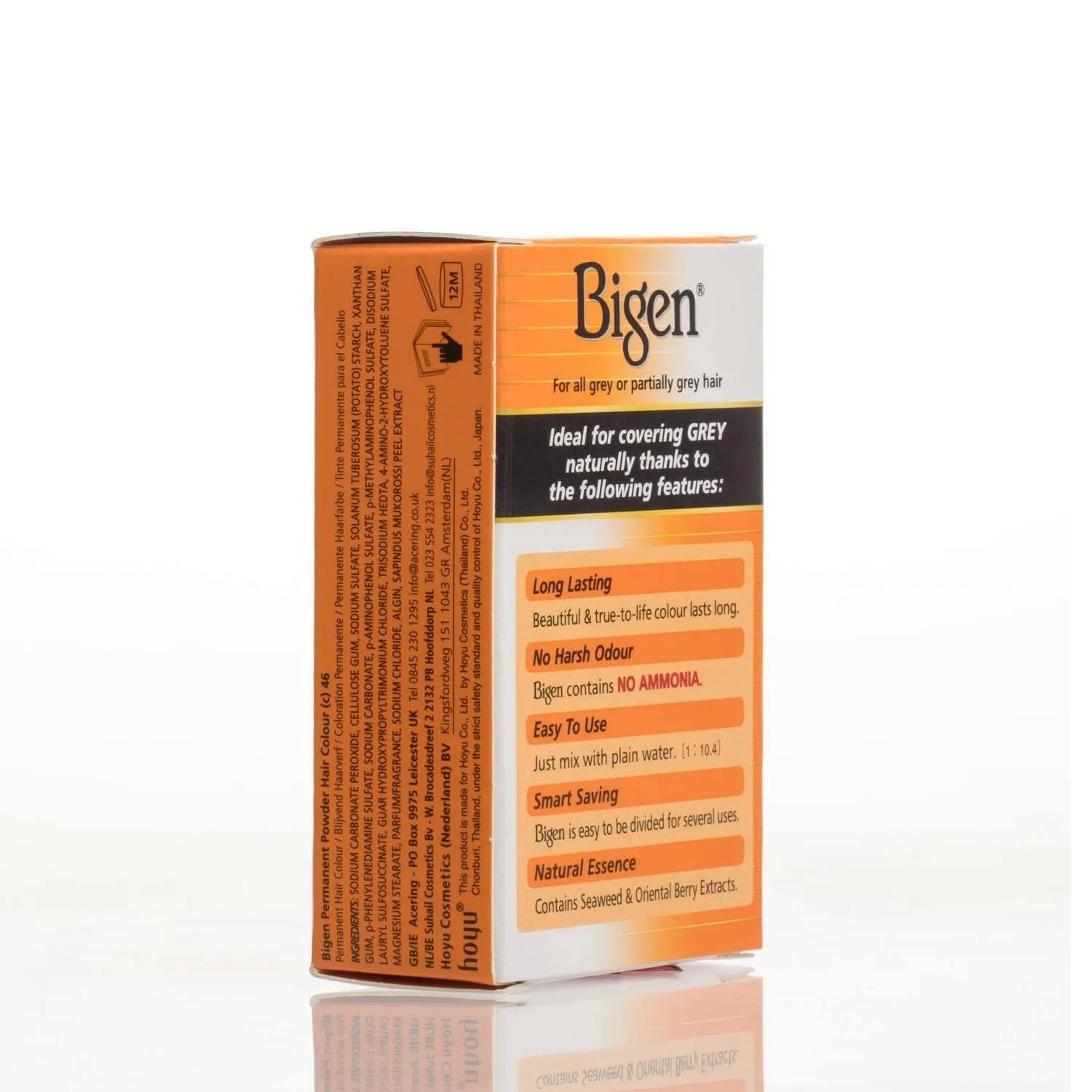 Bigen Permanent Powder Hair Color - 46 - Light Chestnut