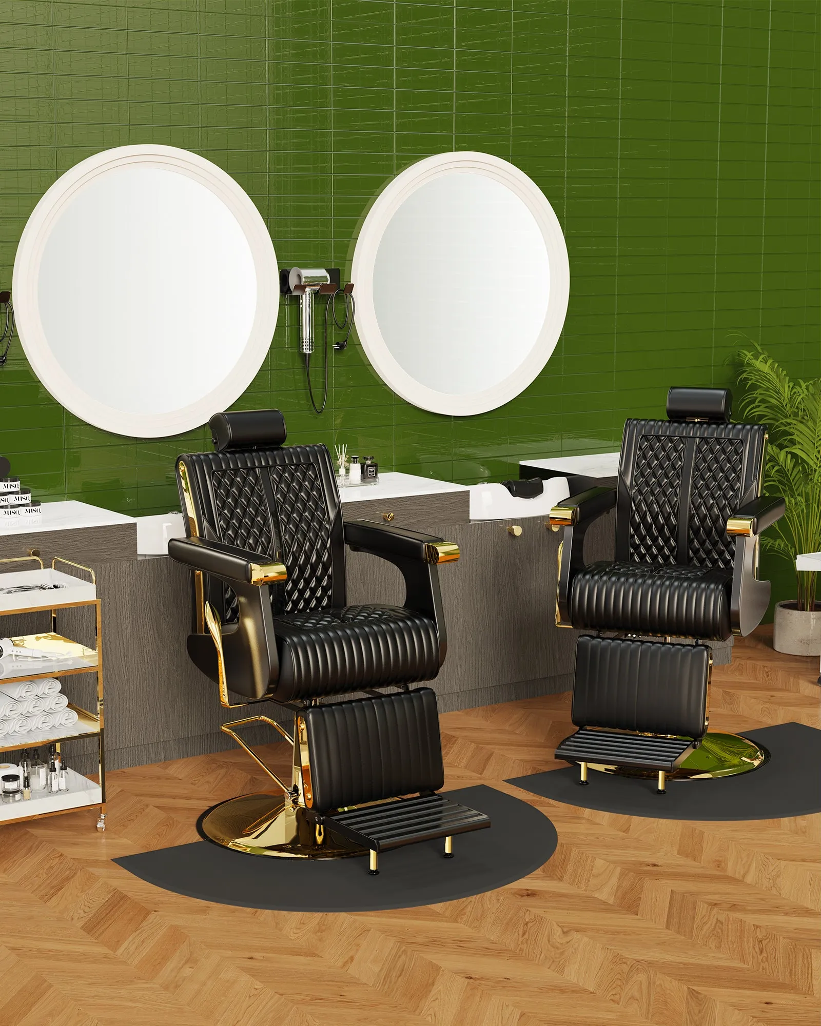 Black Gold Barber Chair BS-161