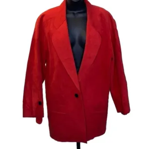BLASSUEDE by Bill Blass Vintage Coat Jacket Suede