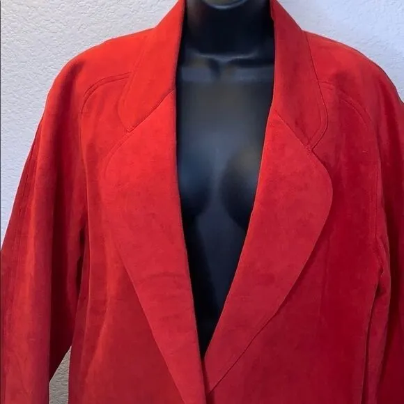 BLASSUEDE by Bill Blass Vintage Coat Jacket Suede