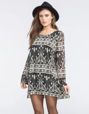 Blu Pepper | Paisley Print Dress