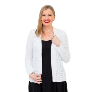 Blue Sky Linda Sweater White
