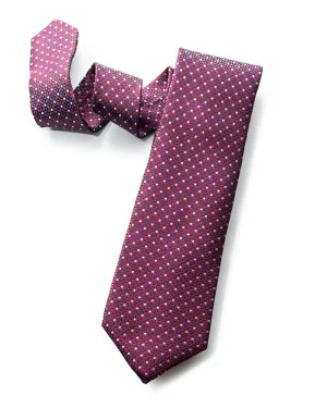 Burgundy Woven Foulard