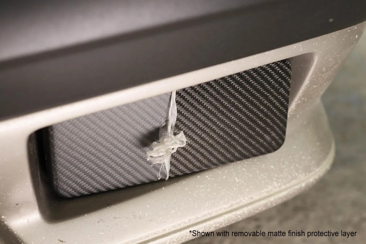 Carbon fiber fog light covers -  For AMG 'Version 2' bumper (W201 & W124)