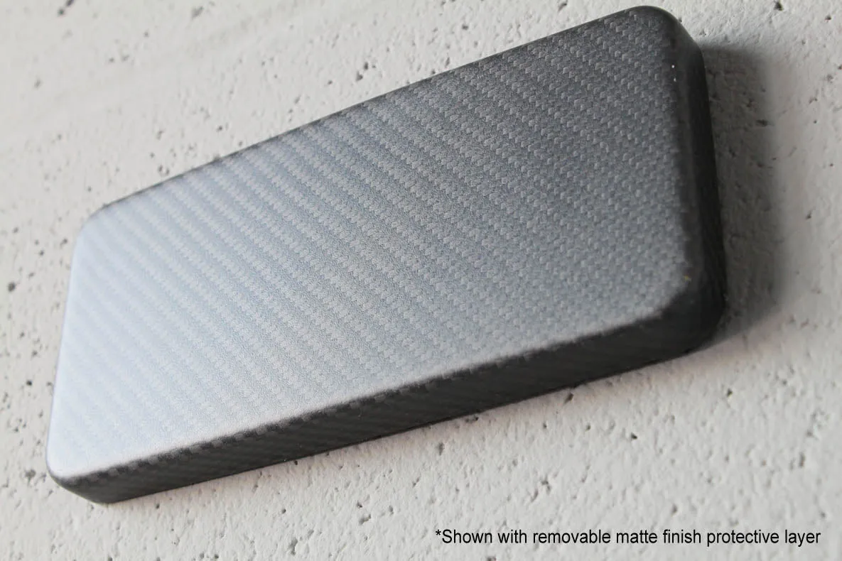 Carbon fiber fog light covers -  For AMG 'Version 2' bumper (W201 & W124)