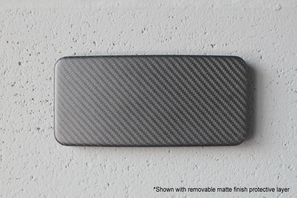 Carbon fiber fog light covers -  For AMG 'Version 2' bumper (W201 & W124)