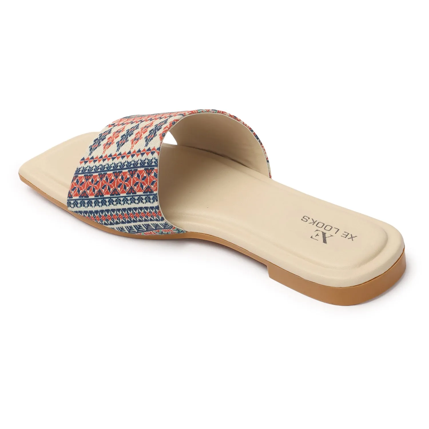 Chic Soft & Comfortable Casual Multicolor Printed Flats Slippers