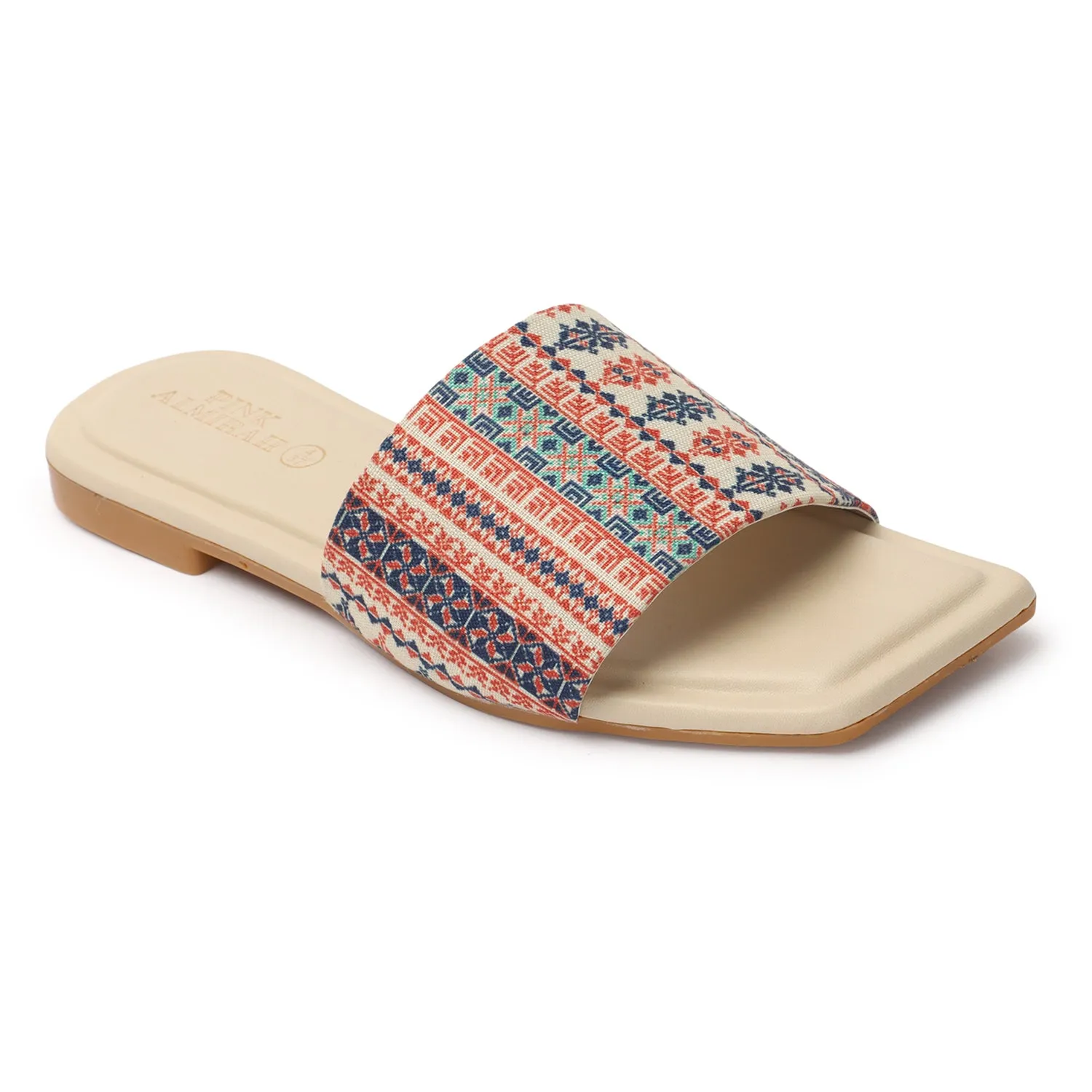Chic Soft & Comfortable Casual Multicolor Printed Flats Slippers