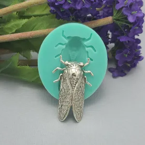 Cicada Insect Silicone Mold Flexible for Crafts.