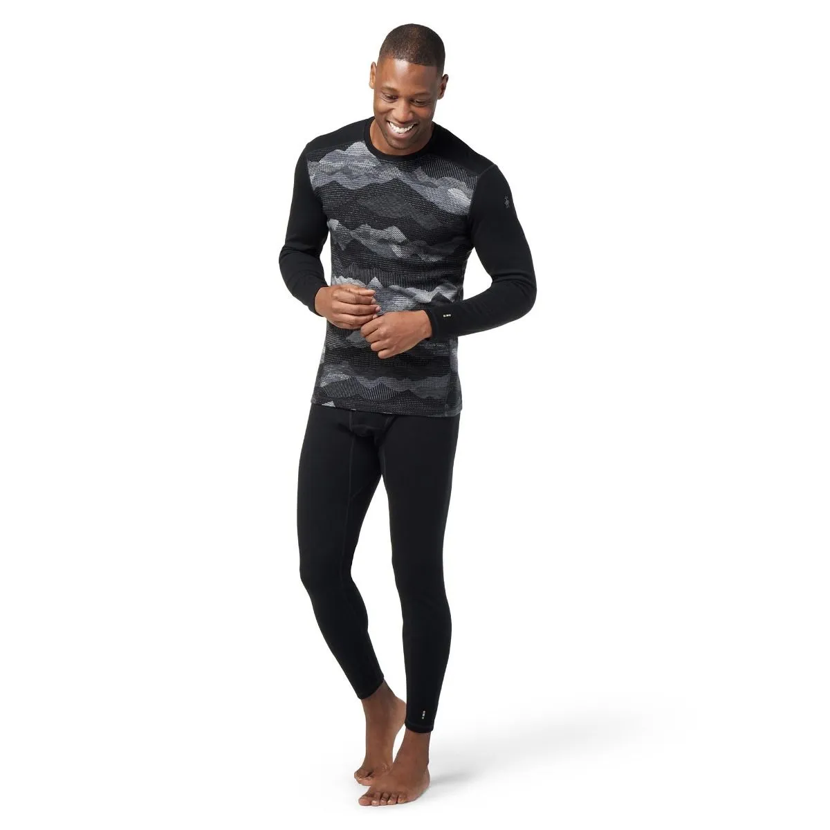 Classic Thermal Merino Base Layer Pattern Crew Boxed (Men's) - SW016352 - Past Season