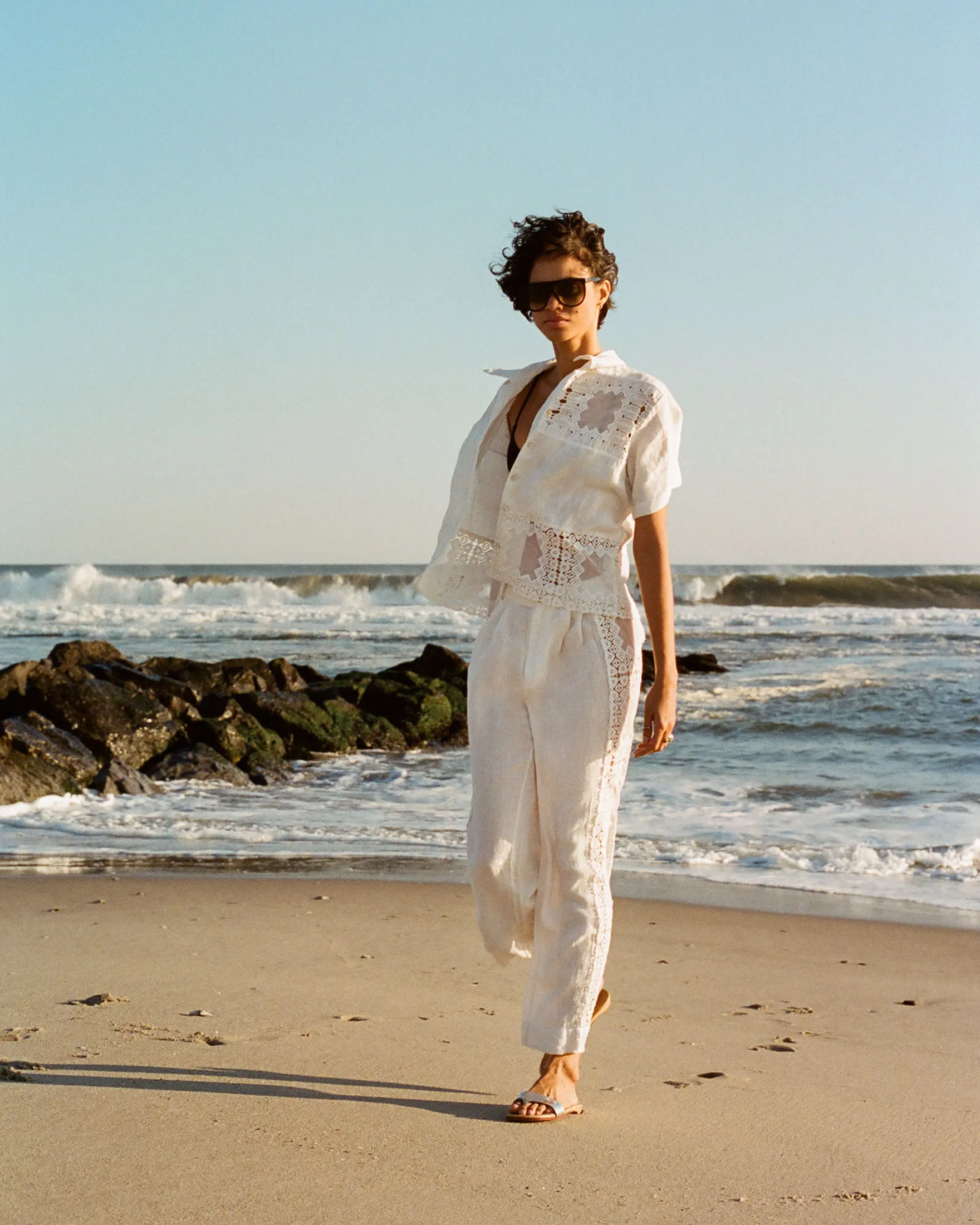 Colette Picnic Eyelet Pant