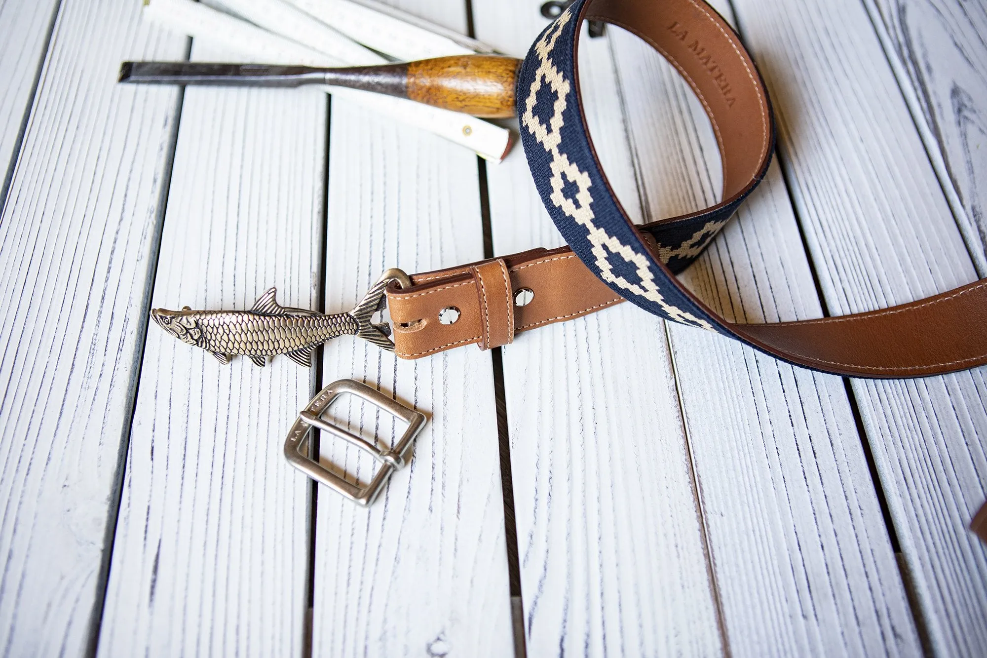 Corbina Woven Belt - Changeable Buckle