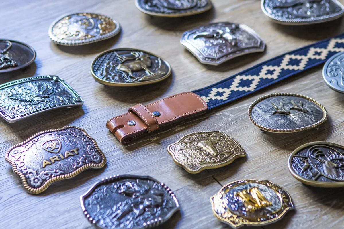 Corbina Woven Belt - Changeable Buckle